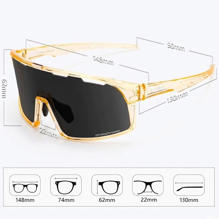 Lunettes de Cyclisme Photochromiques Anti-UV400