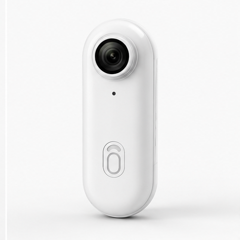 4K POV Ride Capture Camera with WiFi - White