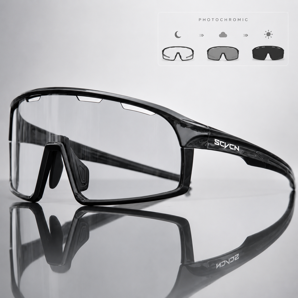 Lunettes de cyclisme photochromiques adaptatives | UV400