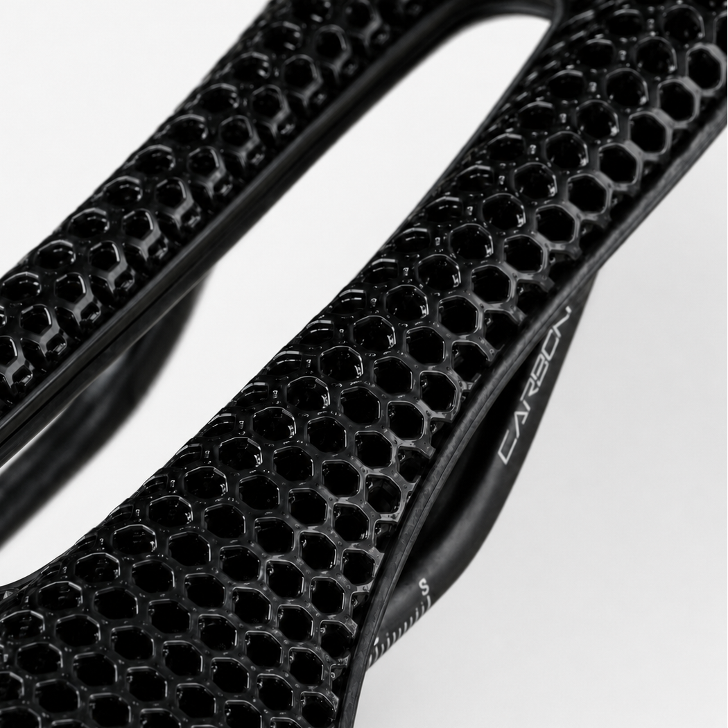 Selle légère en carbone imprimée en 3D