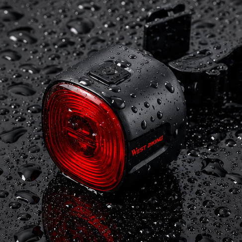 Smart Bicycle Rear Light with Brake Sensor and USB-C Charging