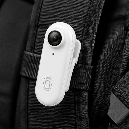 4K POV Ride Capture Camera with WiFi - White