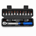 Bicycle Torque Wrench Set 1/4 Inch 2–24 Nm 15-Piece