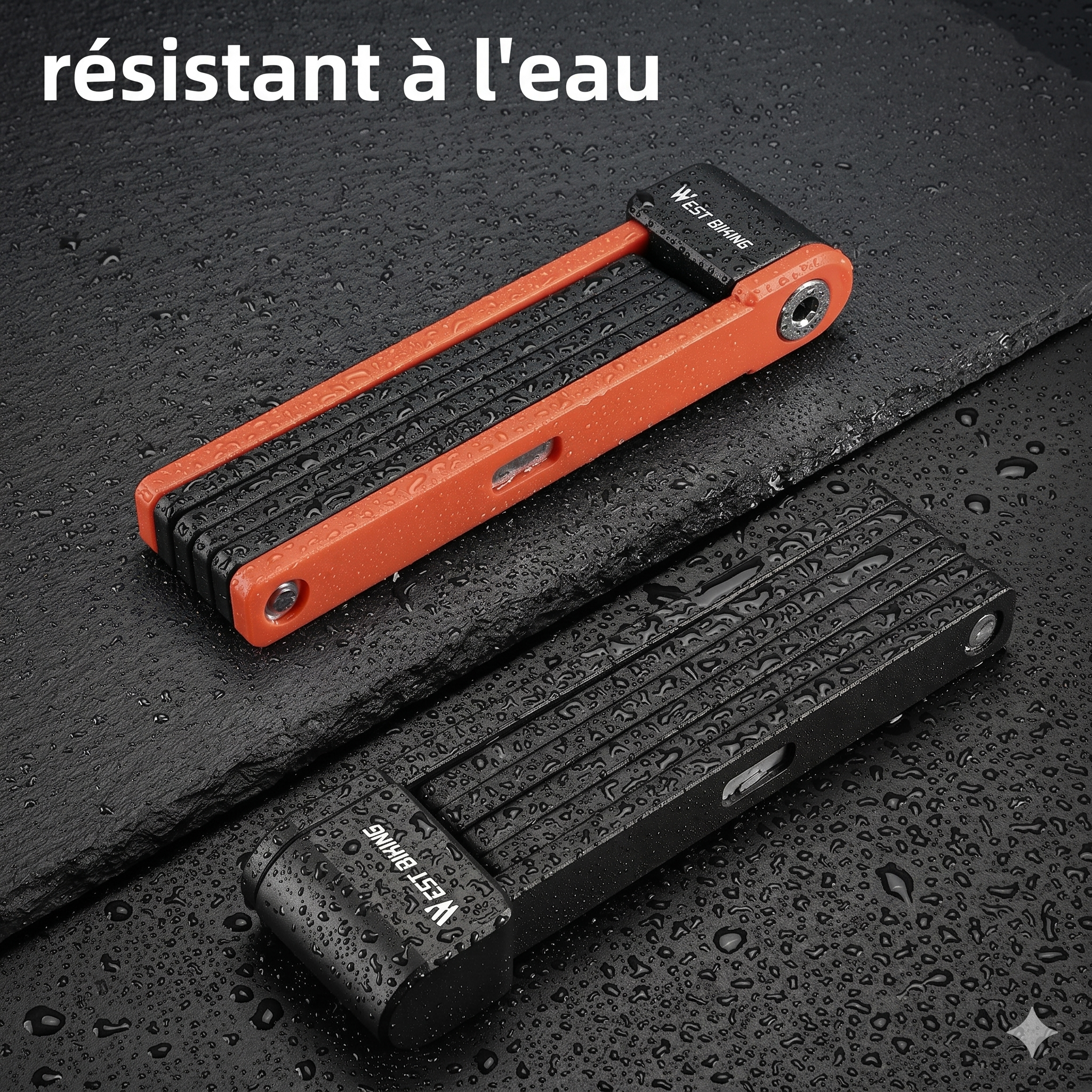 Folding Bike Lock 80 cm – ABS and Alloy