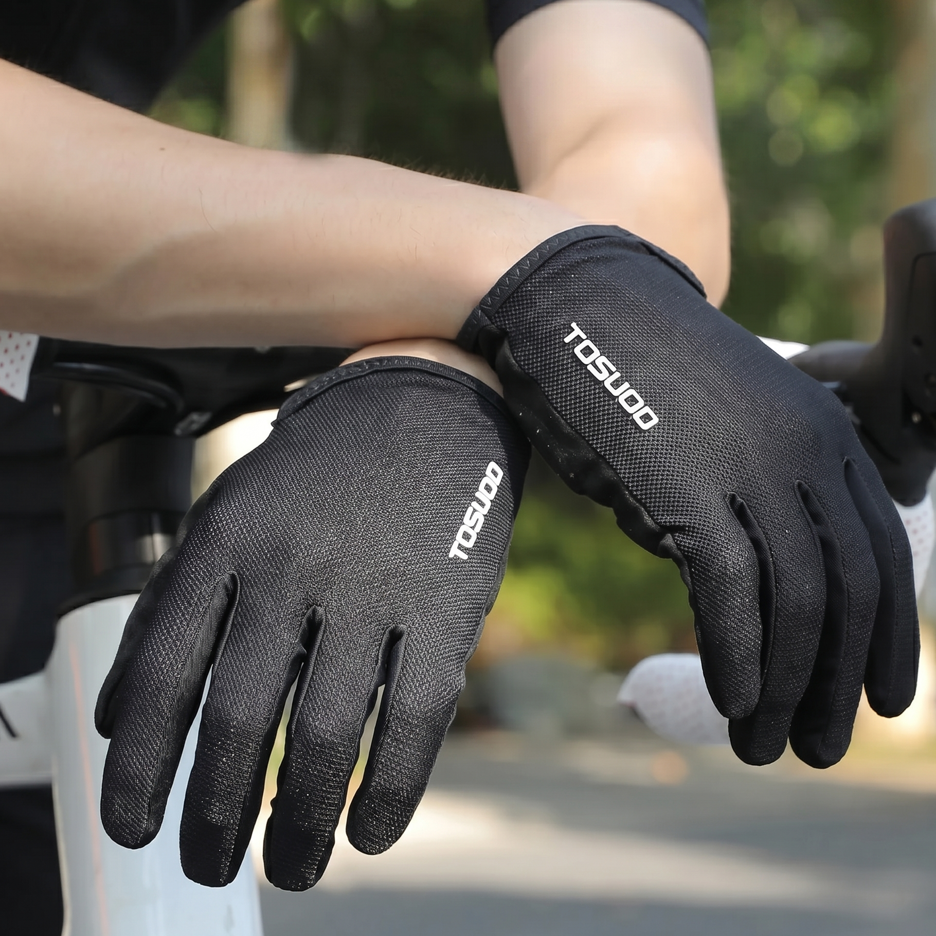 Cycling Gloves Full Finger Touchscreen Breathable