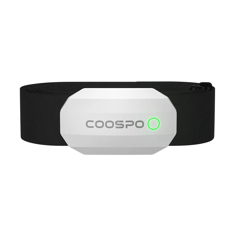 Ceinture pectorale de fréquence cardiaque COOSPO ANT+ Bluetooth