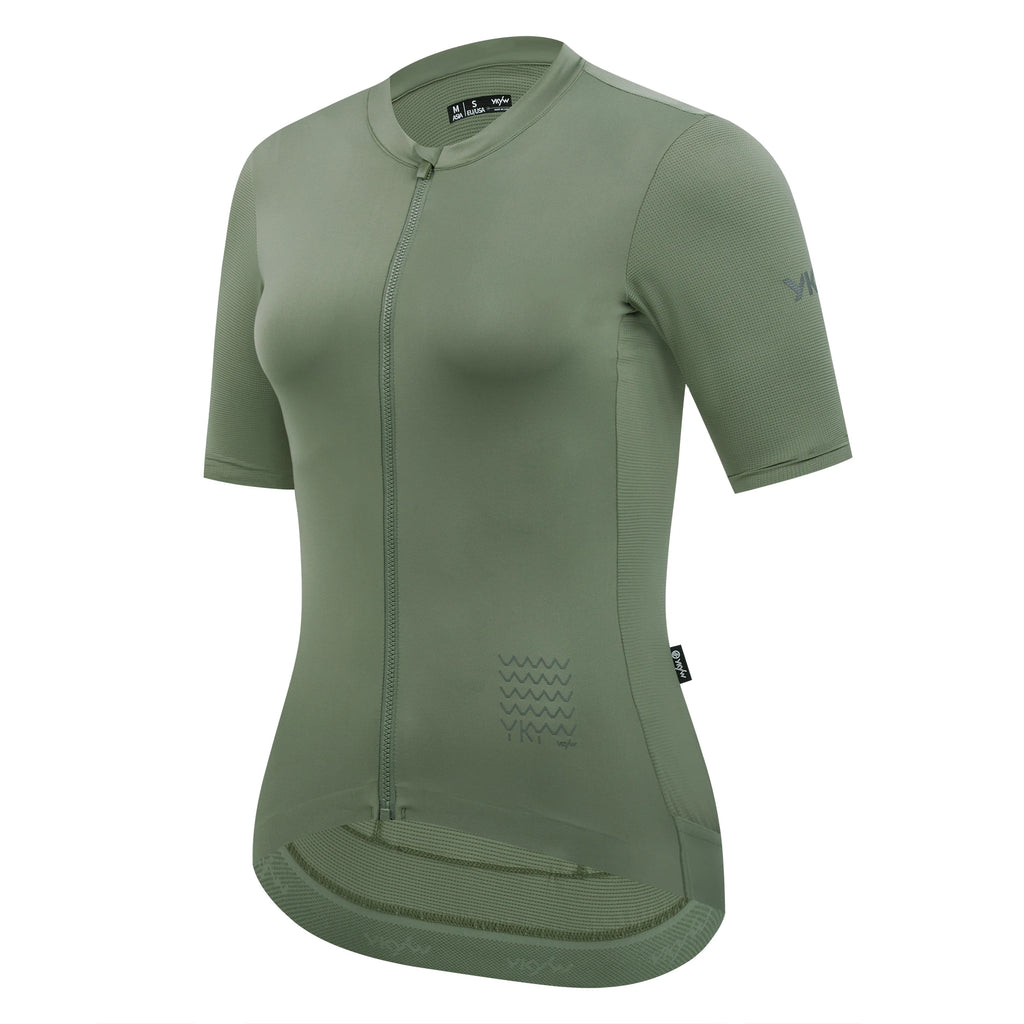 YKYW maillot de cyclisme femme manches courtes, coupe course été