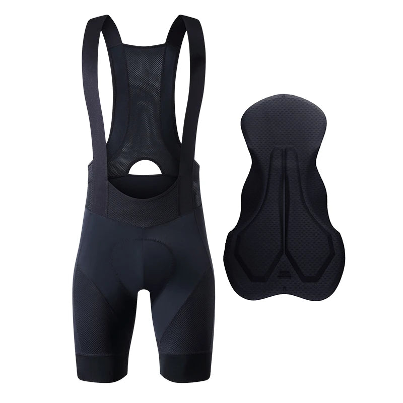 YKYW - Cycling Bib Shorts with Lycra Fabric and High-Density Padding - Velovoila
