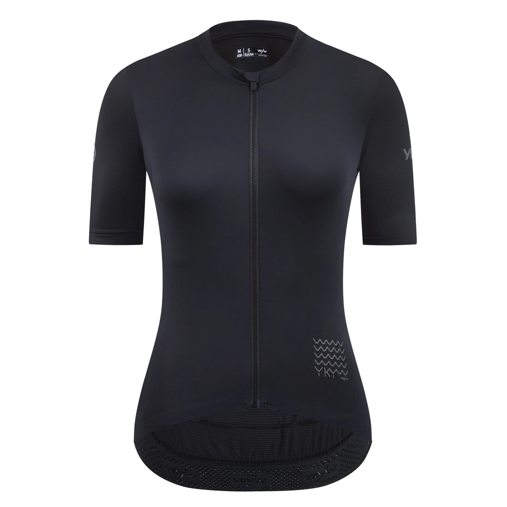 YKYW maillot de cyclisme femme manches courtes, coupe course été