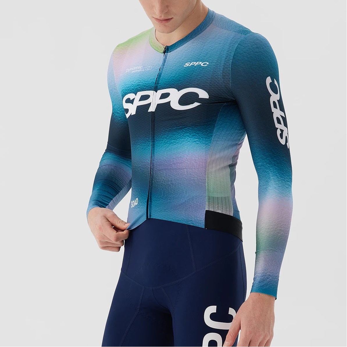 SPPC - Cycling Jersey Long Sleeve Aero Fit Lightweight UV 50+ - Velovoila