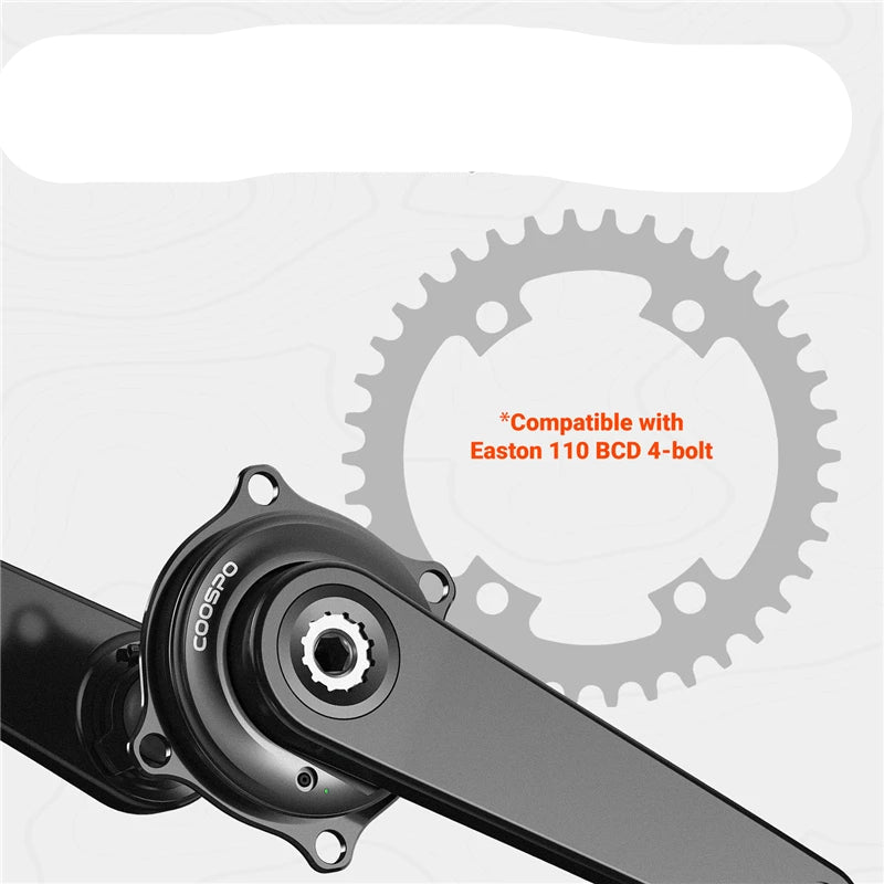 Spider Power Meter 110 BCD 4-Bolt ANT+ Bluetooth – Coospo S10