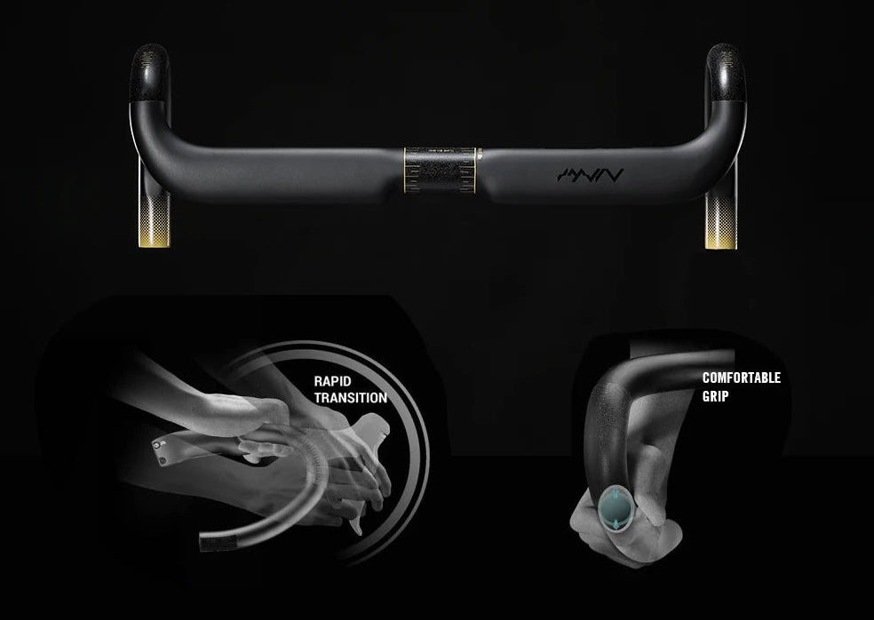 Handlebar Carbon Aero 31.8 mm UD Matt - Velovoila