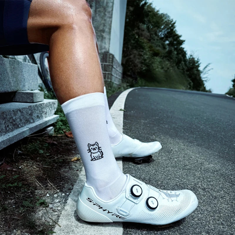 Cycling Socks Cat