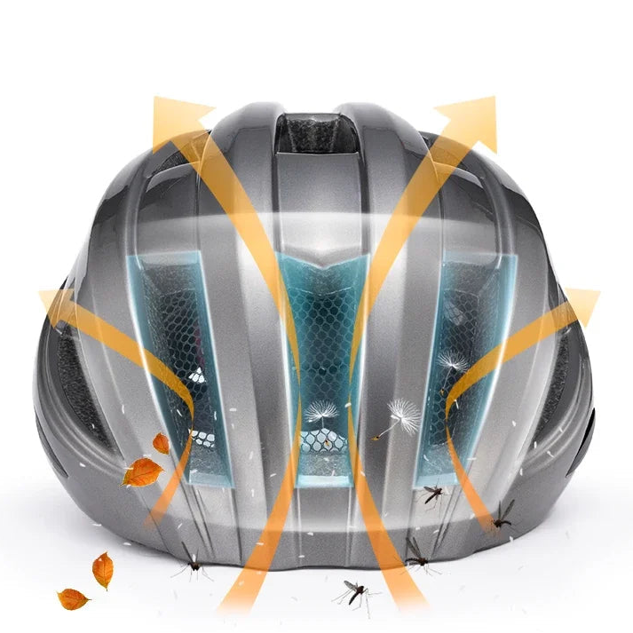 Cycling Helmet with Rear Light - Velovoila