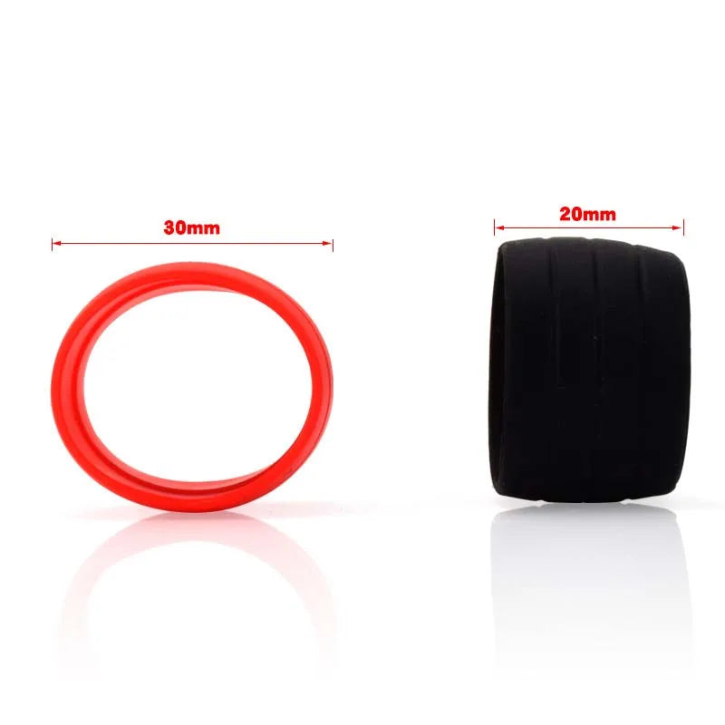 Handlebar Tape Fixing Rings Silicone 2 pcs