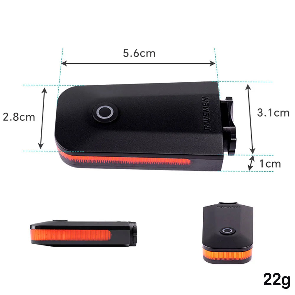 LED Bicycle Rear Light with Brake Sensor - Velovoila