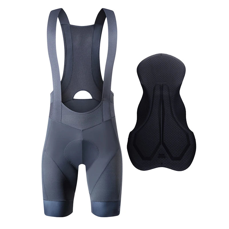YKYW - Cycling Bib Shorts with Lycra Fabric and High-Density Padding - Velovoila