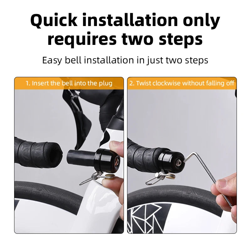 Bicycle Handlebar Plug Bell - Velovoila