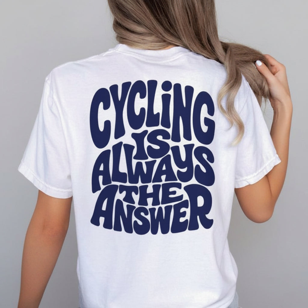 Vintage Bicycle Oversized T-Shirt - Cycling is Always the Answer