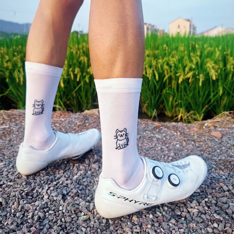 Chaussettes de cyclisme pour chat