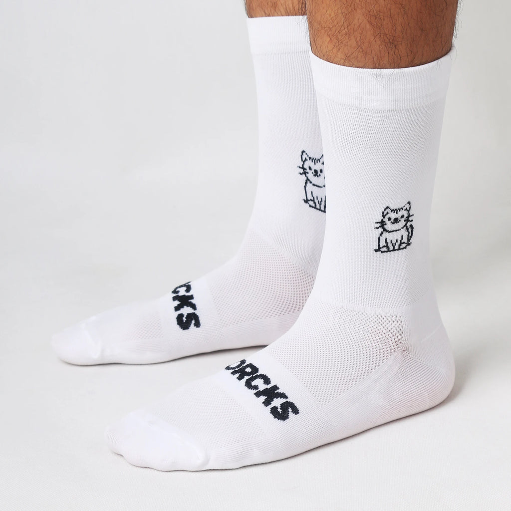 Cycling Socks Cat