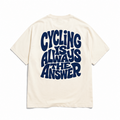 Vintage Bicycle Oversized T-Shirt - Cycling is Always the Answer