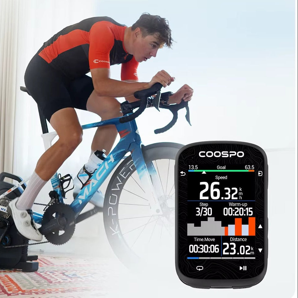 GPS Cycling Computer with Touchscreen and GNSS – Coospo CS600