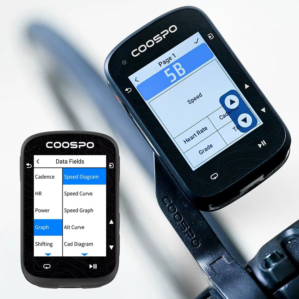 GPS Cycling Computer with Touchscreen and GNSS – Coospo CS600