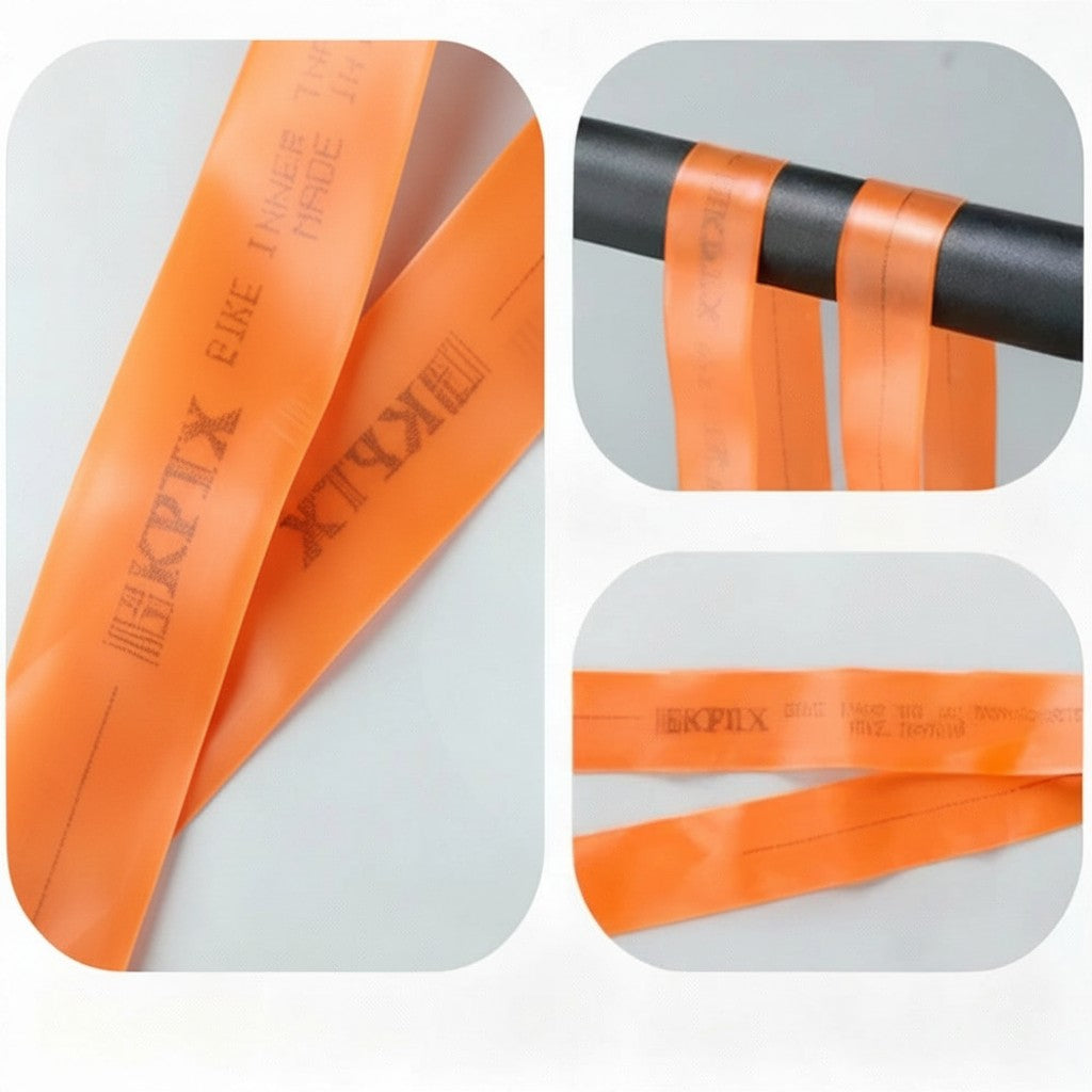 Velovoila BKPTX ultra-light orange TPU road bike inner tube with 65mm French valve